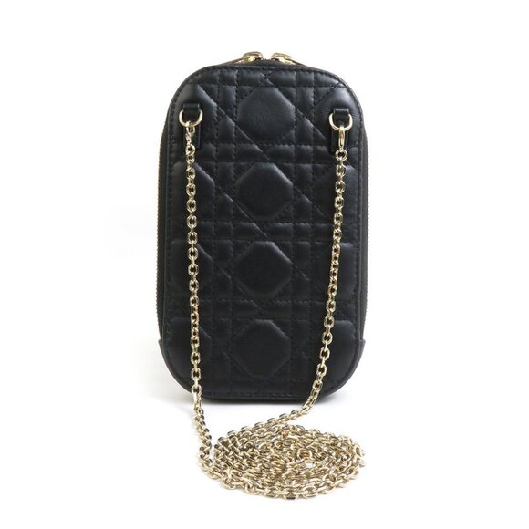 CHRISTIAN DIOR Black Leather Shoulder Bag - Picture 2 of 5